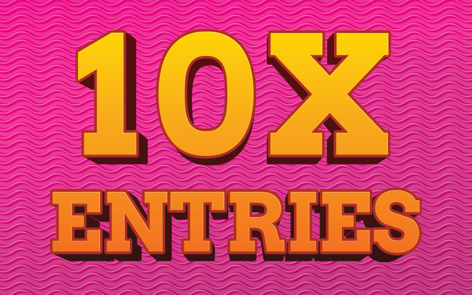 10X Entries at Riverwalk Casino in Vicksburg, MS