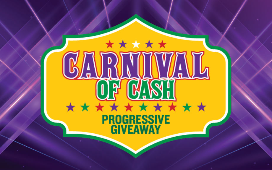 Carnival of Cash Progressive Giveaway at Riverwalk Casino in Vicksburg, MS