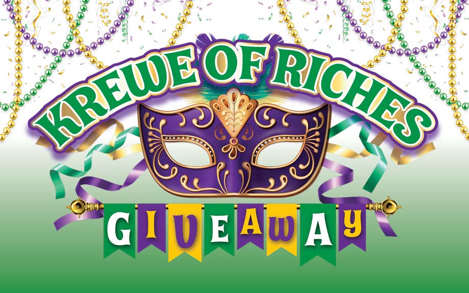 Krewe of Riches Giveaway at Riverwak Casino in Vicksburg, MS